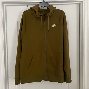 Nike Olive Green Hoodie